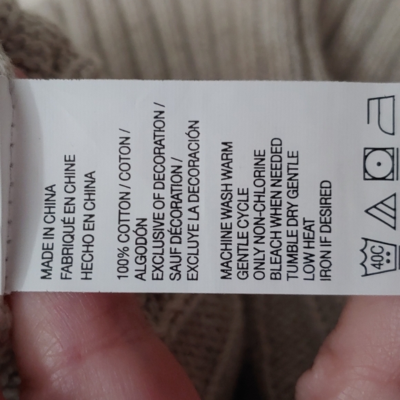 Izod Men's 1/4 Zip 100% Cotton Cable Knit Sweater - Picture 9 of 10